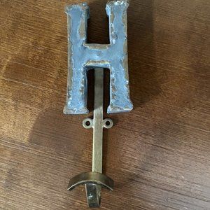 Farmhouse - Letter H Wall Hook